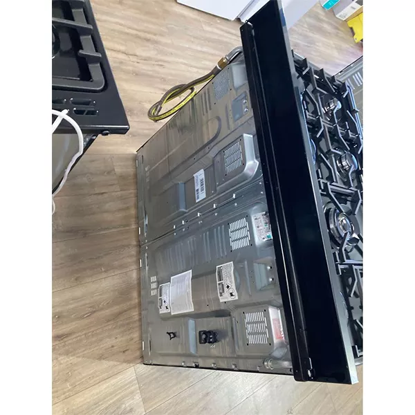 LEISURE COOKMASTER 100 100CM DUAL FUEL STOVE-BLACK-CLASS A/A