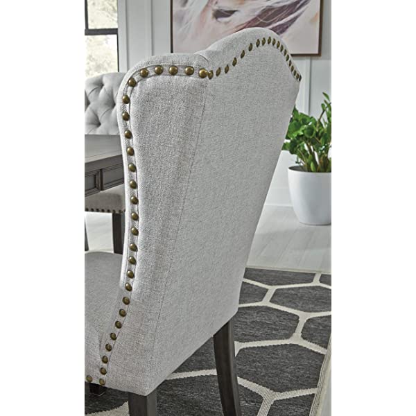 Signature Design by Ashley Jeanette Dining Room Chair, Linen