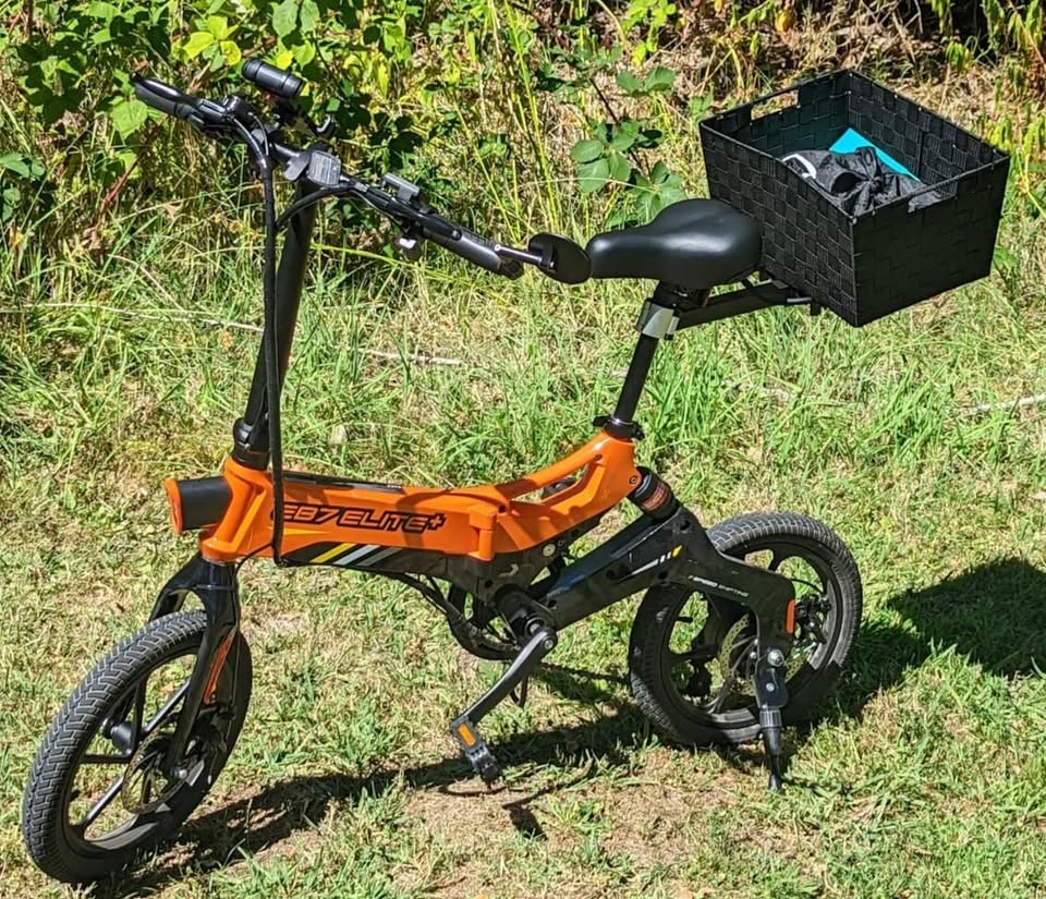 Swagcycle EB-7 Elite Plus Folding Electric Bike with Removable Battery