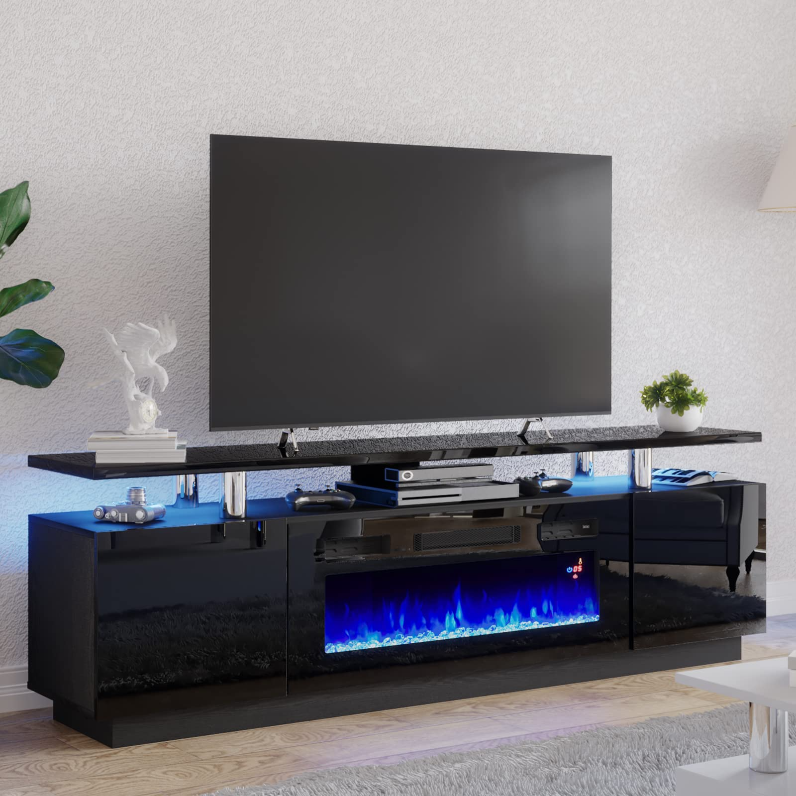 【Furniture】Fireplace TV Stand with 36