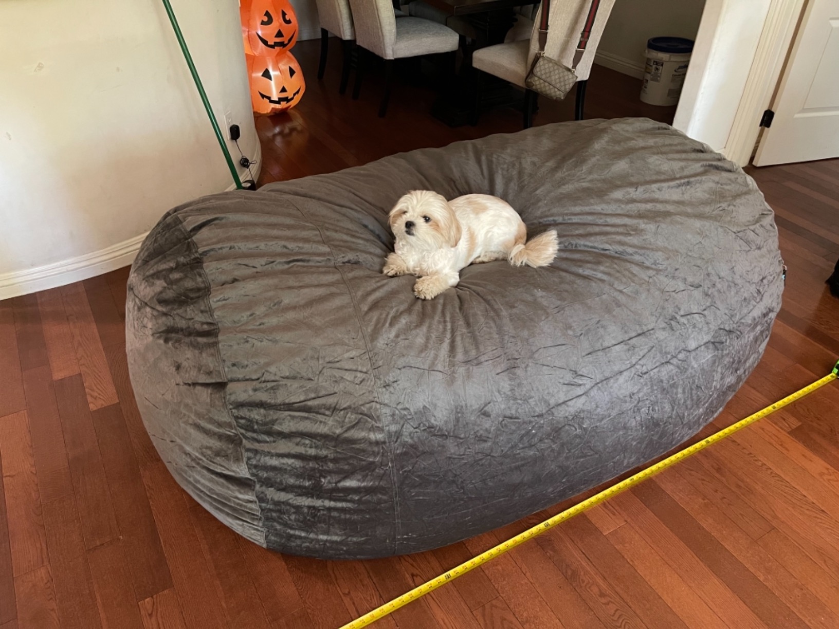 【Furniture】Sofa Sack - Plush Bean Bag Sofas with Super Soft Microsuede Cover - XL Memory Foam Stuffed Lounger Chairs