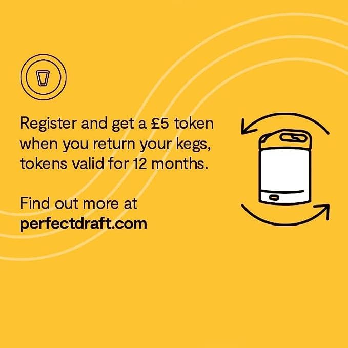 PerfectDraft Phillips Machine Home Beer Cooler and Dispenser System HD 372025 and Camden Hells Keg