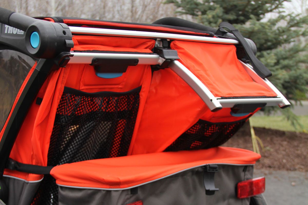 THULE CROSS DOUBLE STROLLER BIKE TRAILER