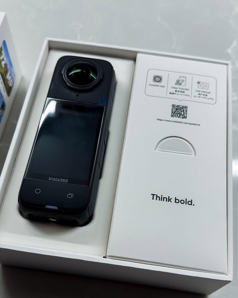 Insta360 X4 Endurance Bundle - 8K Waterproof 360 Action Camera, 4K Wide-Angle Video, Invisible