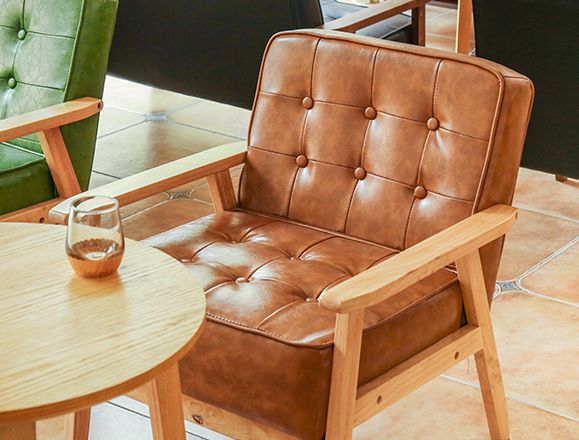 Office Leather Sofa clothing sweet milk tea shop coffee shop double booth negotiation table and chair combination